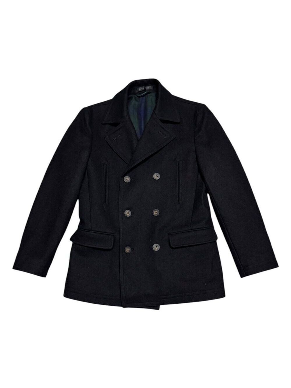 LAUREN RALPH LAUREN WOOL Pea Coat Designer Winter Business Casual Youth 14R